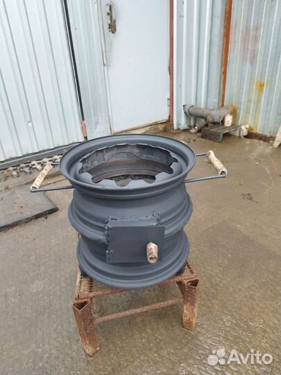 Печь для казана из дисков