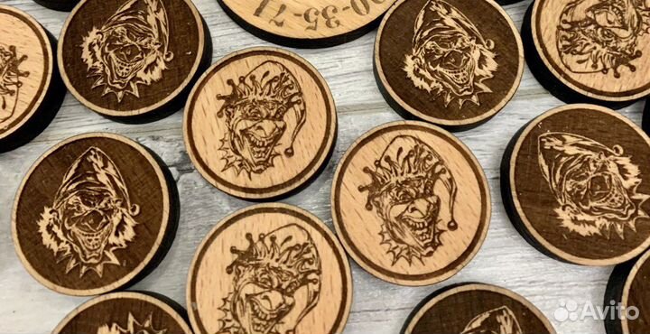 Фишки для нард и шашек 30 - 33 мм