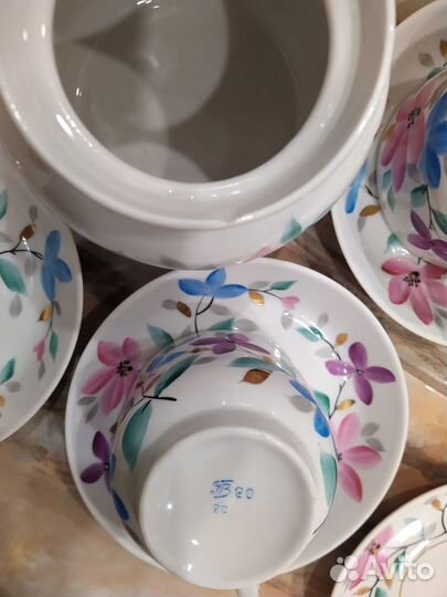 Кофейные чайные пары, лфз, Рига,Полоне,Дулево СССР