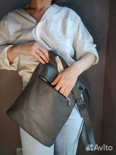 Сумка натуральная кожа италия