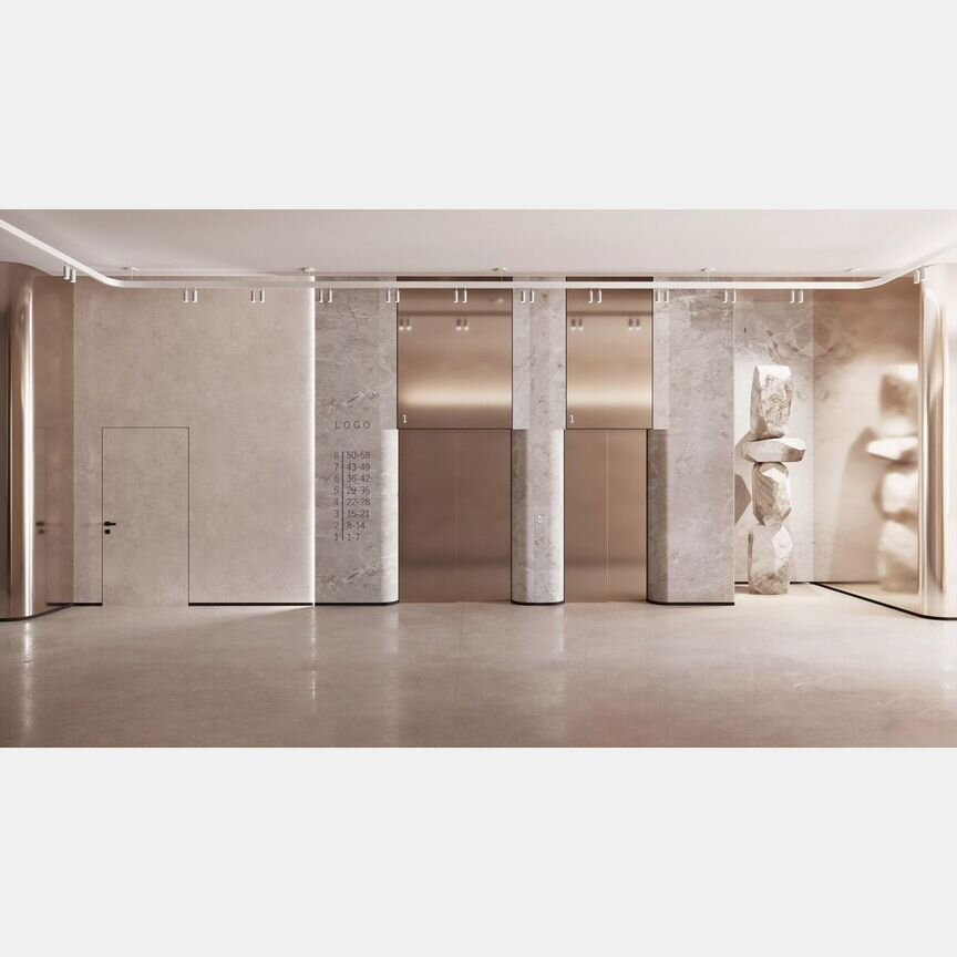 2-к. квартира, 87,1 м², 2/9 эт.