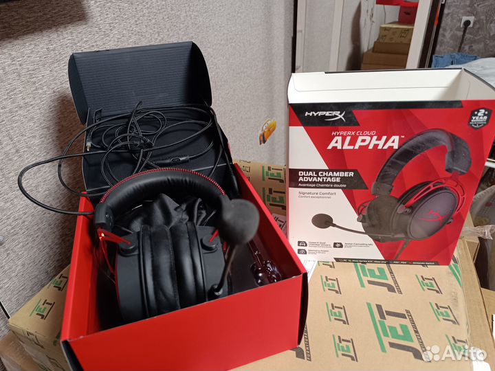 Проводная гарнитура HyperX Cloud Alpha HX-hsca-RD