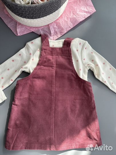 Вельветовый сарафан 68 80