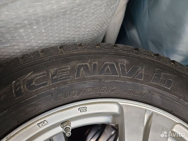 Литые диски r17 5x114 + резина зима 215/60 r17