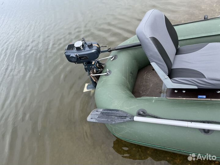 Надувная лодка флинк с мотором
