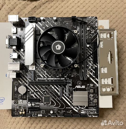 Комплект Мат плата и процессор i3 12100