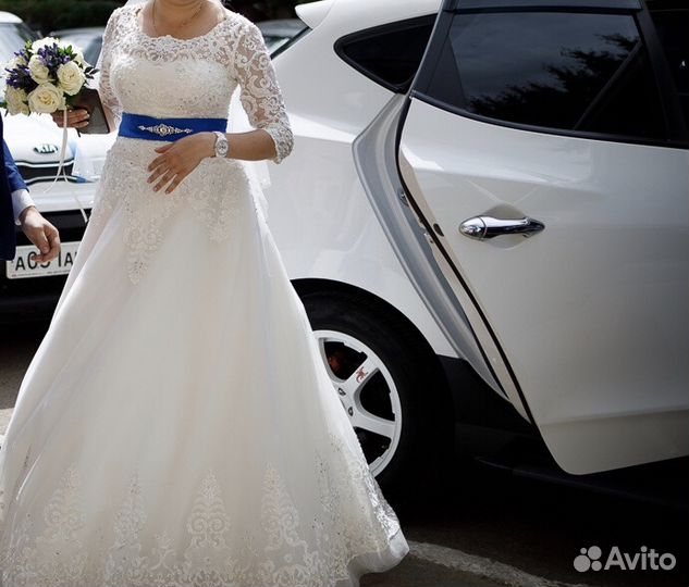 Свадебное платье айвори