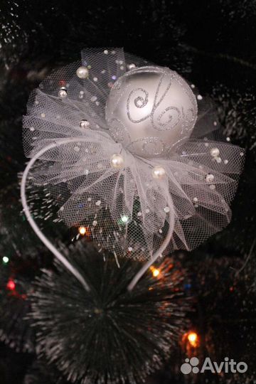 Ободок цветочный Бусинка костюм