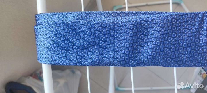 Новый шёлковый Галстук+платок муж+коробка Kanzler