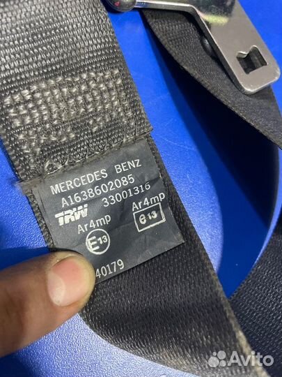 Ремень безопасности задний правый Mercedes-Benz