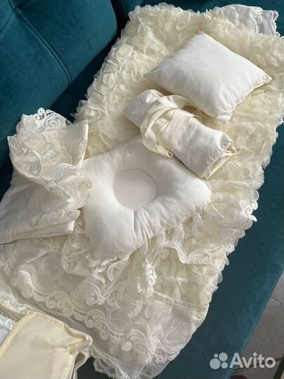 Постельное белье и матрас для люльки