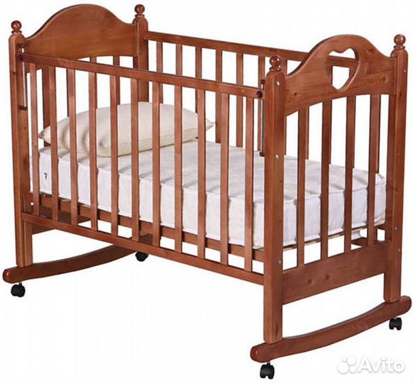 Кроватка детская с матрасом бу