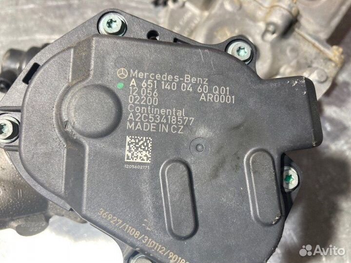 Клапан егр + охладитель Mercedes C-Class W205