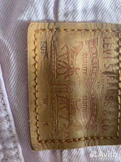 Джинсовые шорты levis