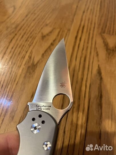 Нож Spyderco paramilitary 2 cpm s30v titan