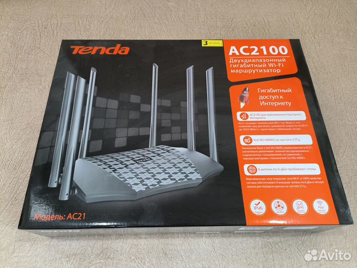Wi-Fi роутер Tenda AC21