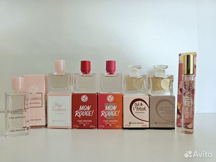 Парфюмерия Ив Роше миниатюры 7 шт