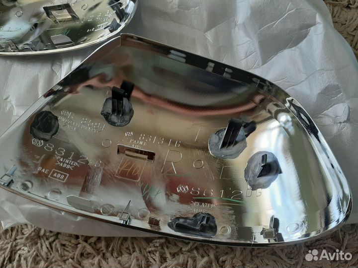 Комплект хром крышек зеркал Mitsubishi Outlander