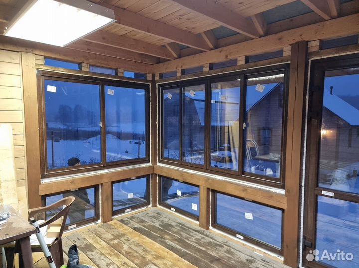 Окна с производства новые