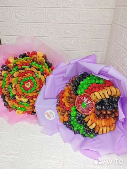 Букеты из сухофруктов