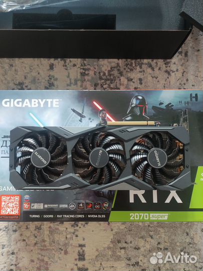 Продам видеокарту gigabyte RTX 2070 super