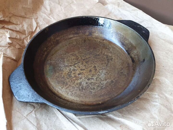 Сковорода СССР чугун клеймо