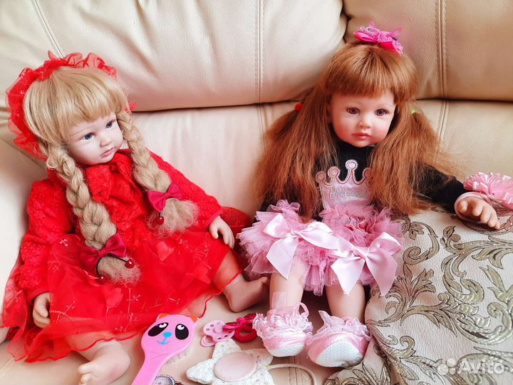 Кукла Реборн 60 см. 2шт