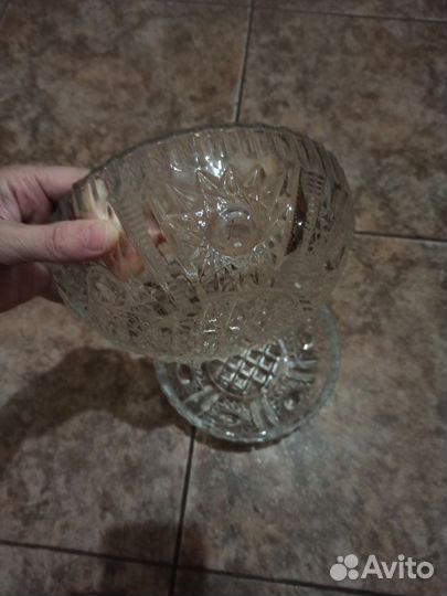 Вазы хрустальные СССР набор