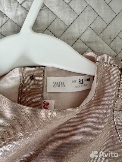 Новое платье 92 HM, zara 98