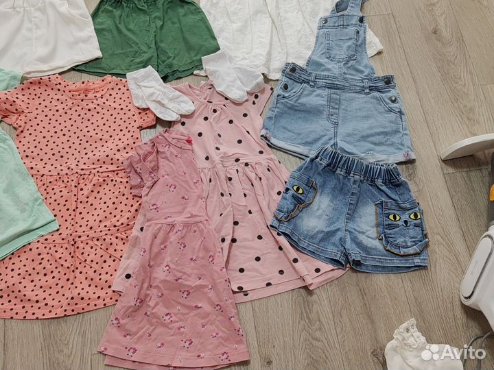 Вещи на девочку пакетом рост 104-110