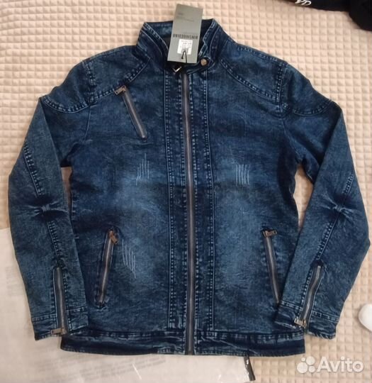 Джинсовая куртка мужская 46-48