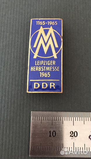 Знак «800 лет осенняя ярмарка в Лейпциге 1965