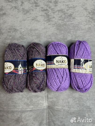 Пряжа Nako spaghetti нако