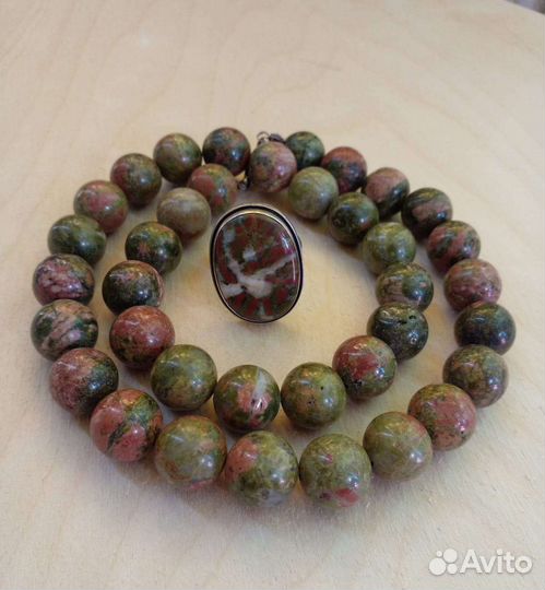 Винтажное кольцо с яшмой