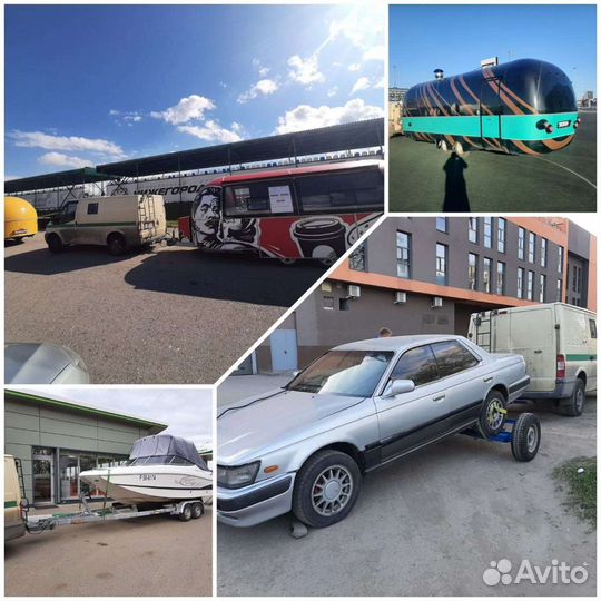 Перевозка катера, прицепа, буксировка авто до 3,5