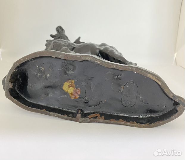 Статуэтка Лось чугун