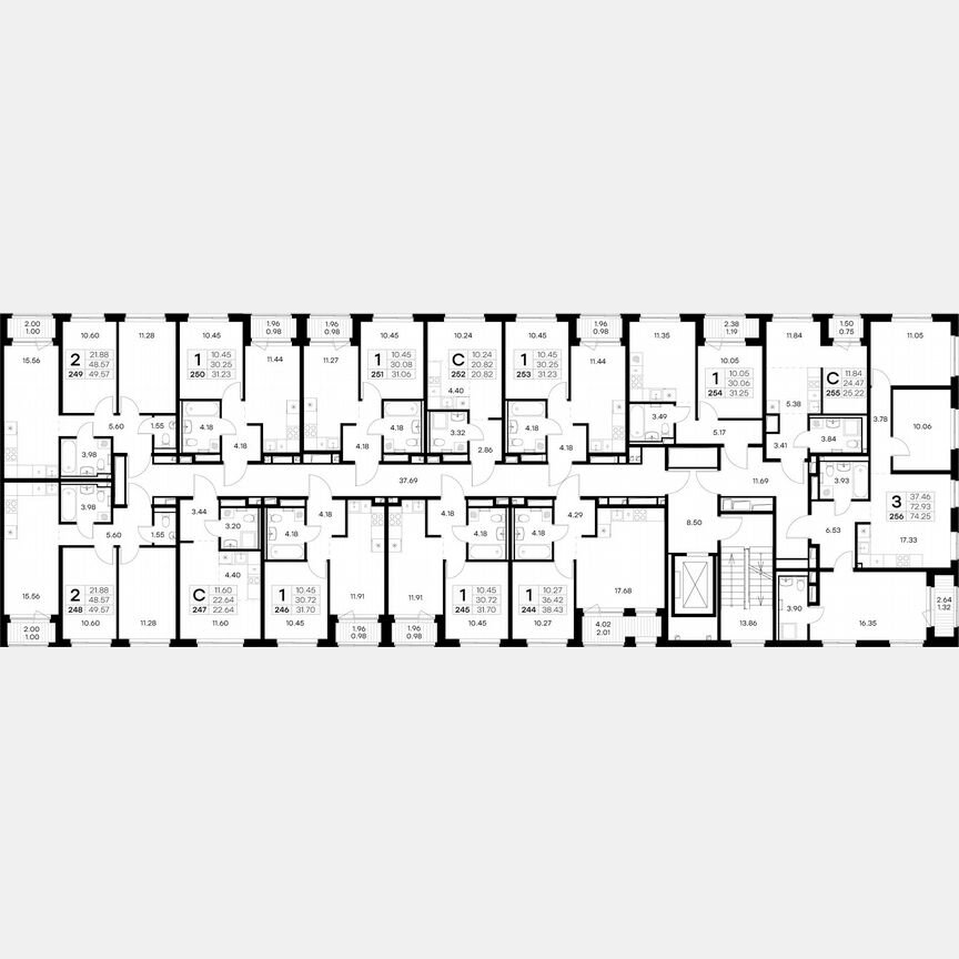 Квартира-студия, 20,8 м², 9/9 эт.