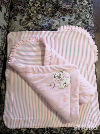 Конверт одеяло на выписку весна осень