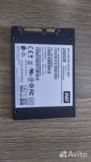 Ssd wd green 240 gb