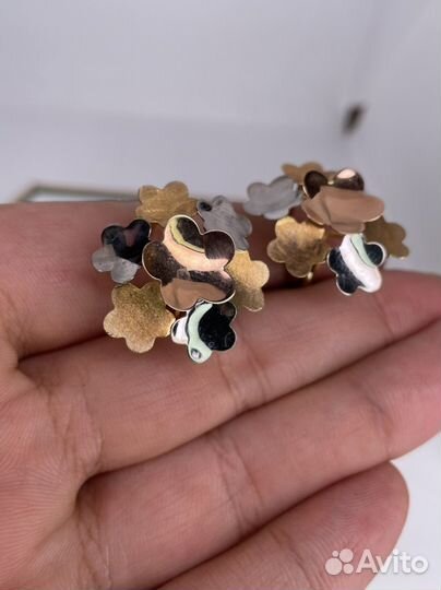 Золотые серьги 6.49 гр