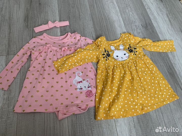 Вещи пакетом на девочку 80-92