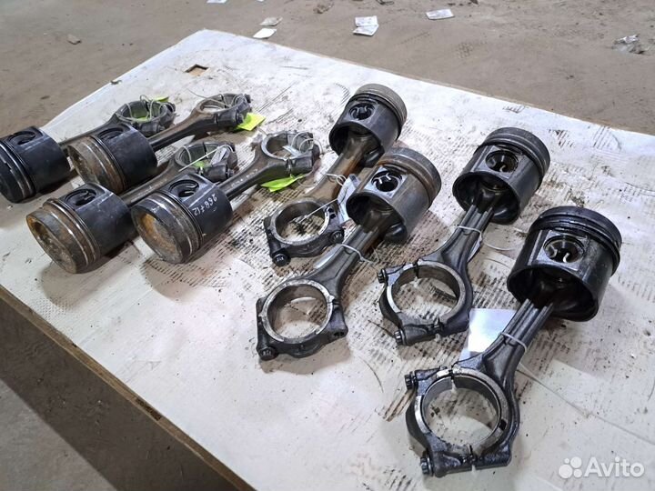 Поршень шатун mercedes atego OM906 OM904