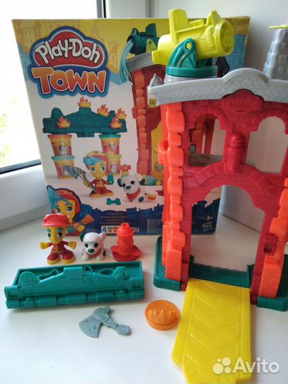 Play doh Пожарная станция