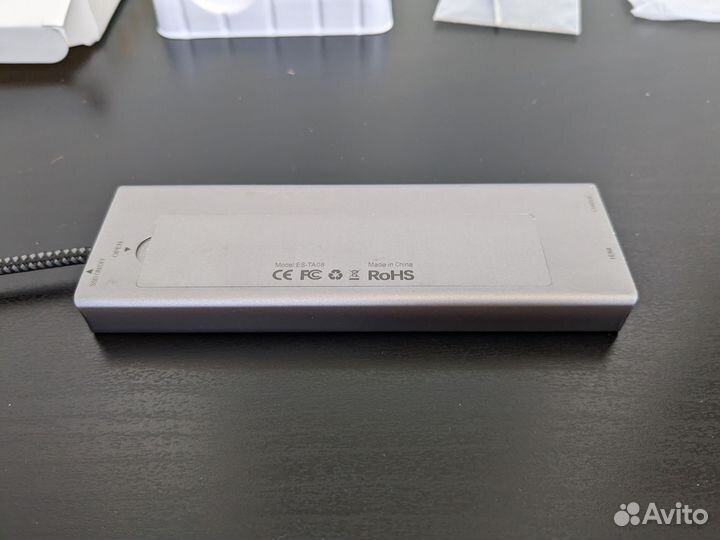 USB хаб c кардридером и слотом для SSD M2 nvme