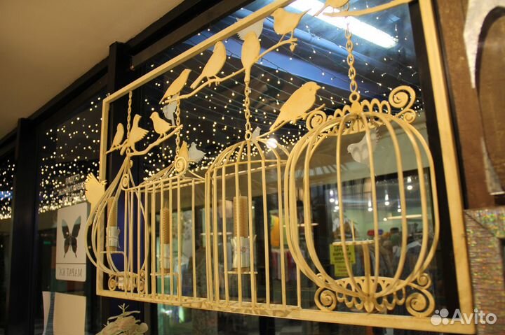 Декоративное панно-подсвечник