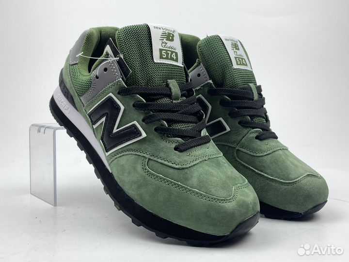 Кроссовки New Balance 574 из натуральной замши