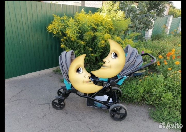 Коляска для двойни