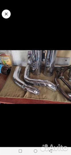 Трубы, зеркала на мотоцикл