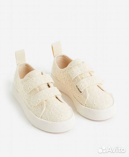 Кеды на липучках hm новые 34