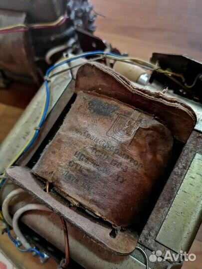 Трансформатор. Микрофон.Запчасти радиолы сириус М